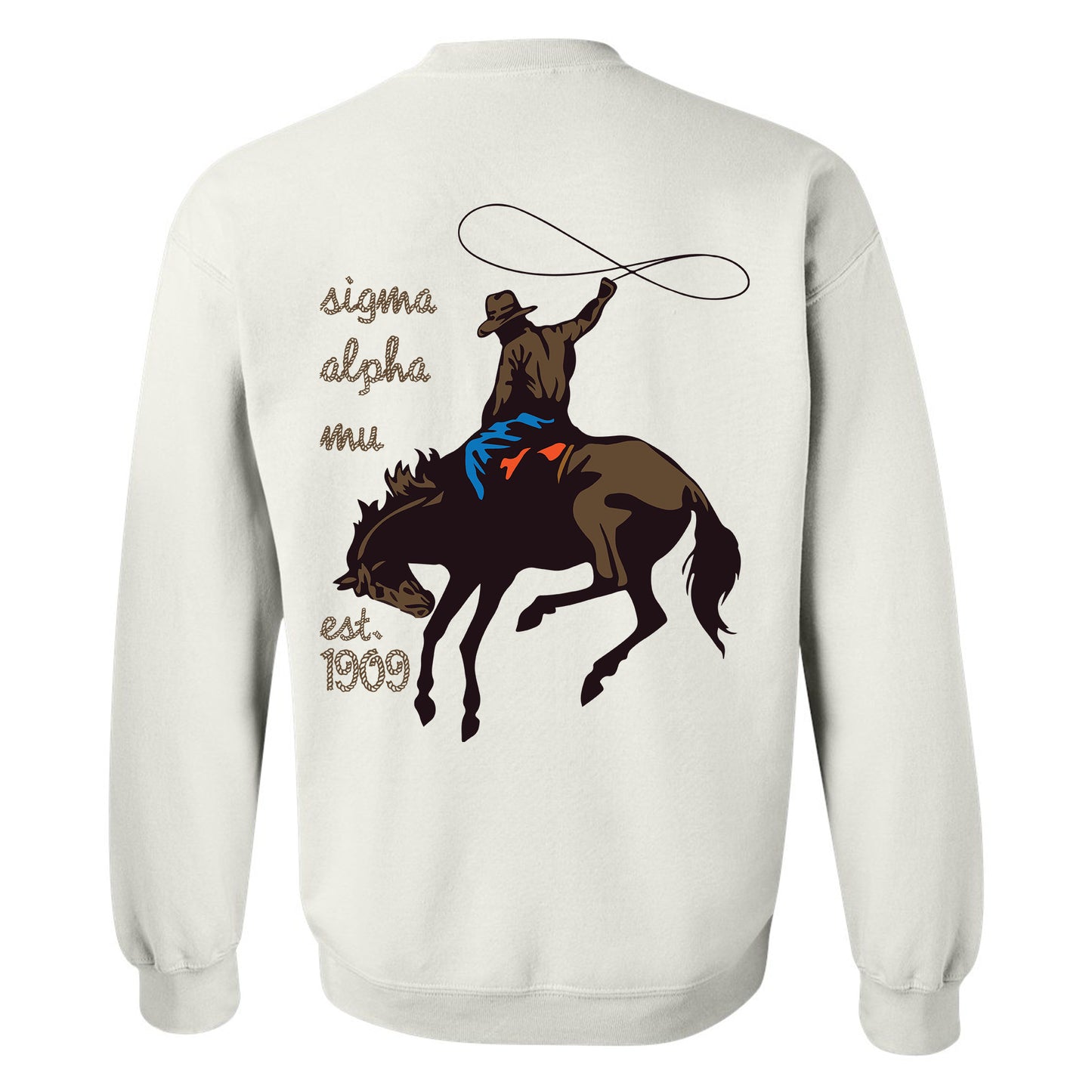 Sigma Alpha Mu Cowboy Fraternity Sweatshirt _ 31201g