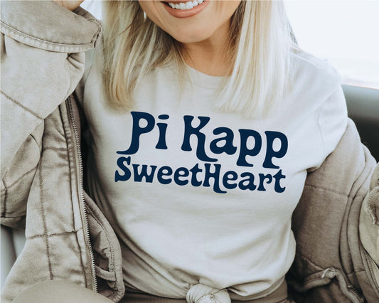 Pi Kappa Phi Trendy Sweetheart Fraternity T-shirt _ 2008g