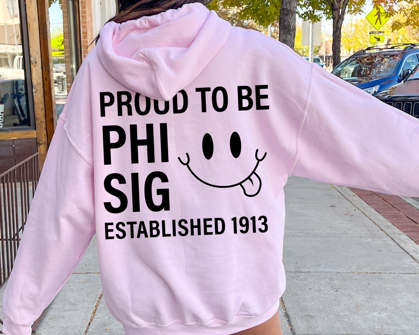 Phi Sigma Sigma Proud to Be Sorority Hoodie _ 33147g