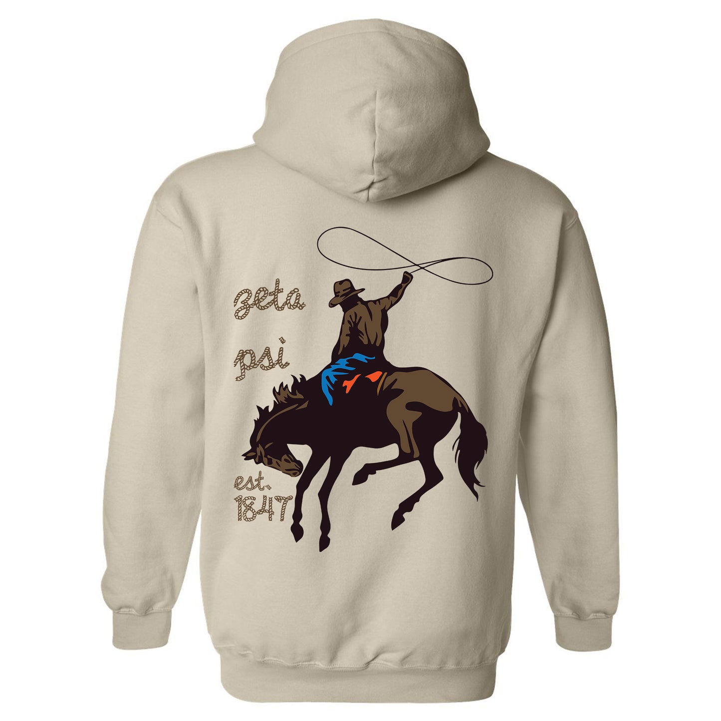 Zeta Psi Cowboy Fraternity Hoodie _ 31210g