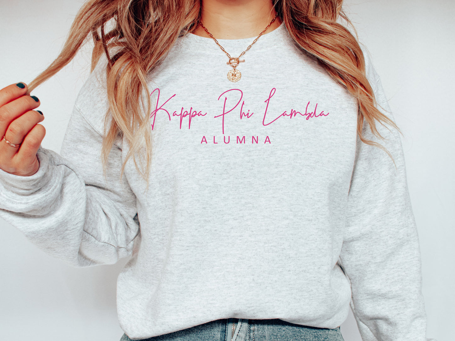 Kappa Phi Lambda Vintage Alumna Sorority Sweatshirt _ 3501g