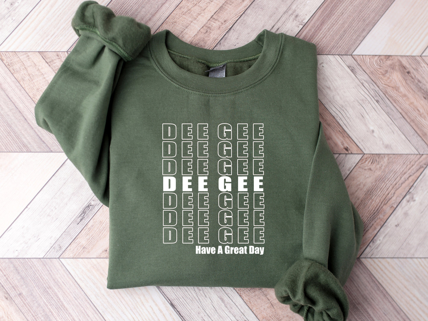 Delta Gamma Have a Great Day Sorority Sweatshirt _ 2119g