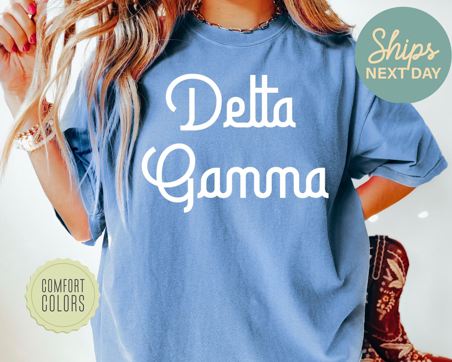 Delta Gamma All About That Pop Comfort Colors Sorority T-shirt _ 2692g