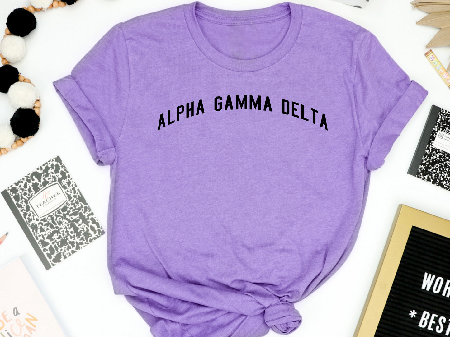 Alpha Gamma Delta Just Bold Sorority T-shirt _ 2372g