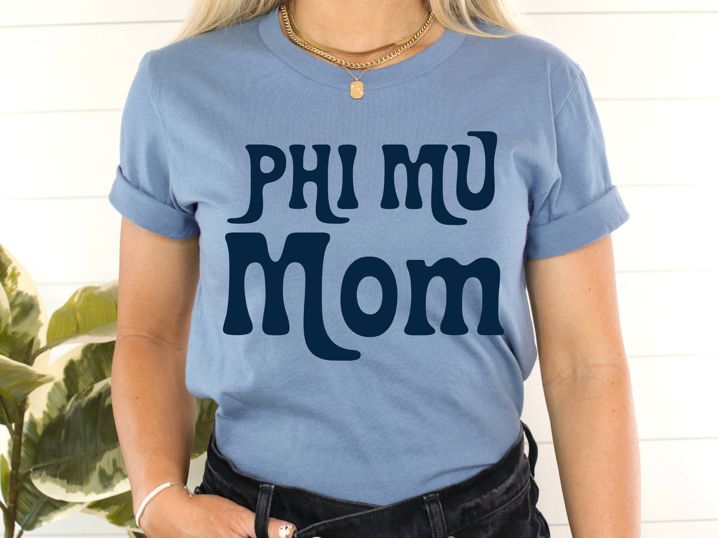 Phi Mu Got it from my Mom Sorority T-shirt _ 3089g