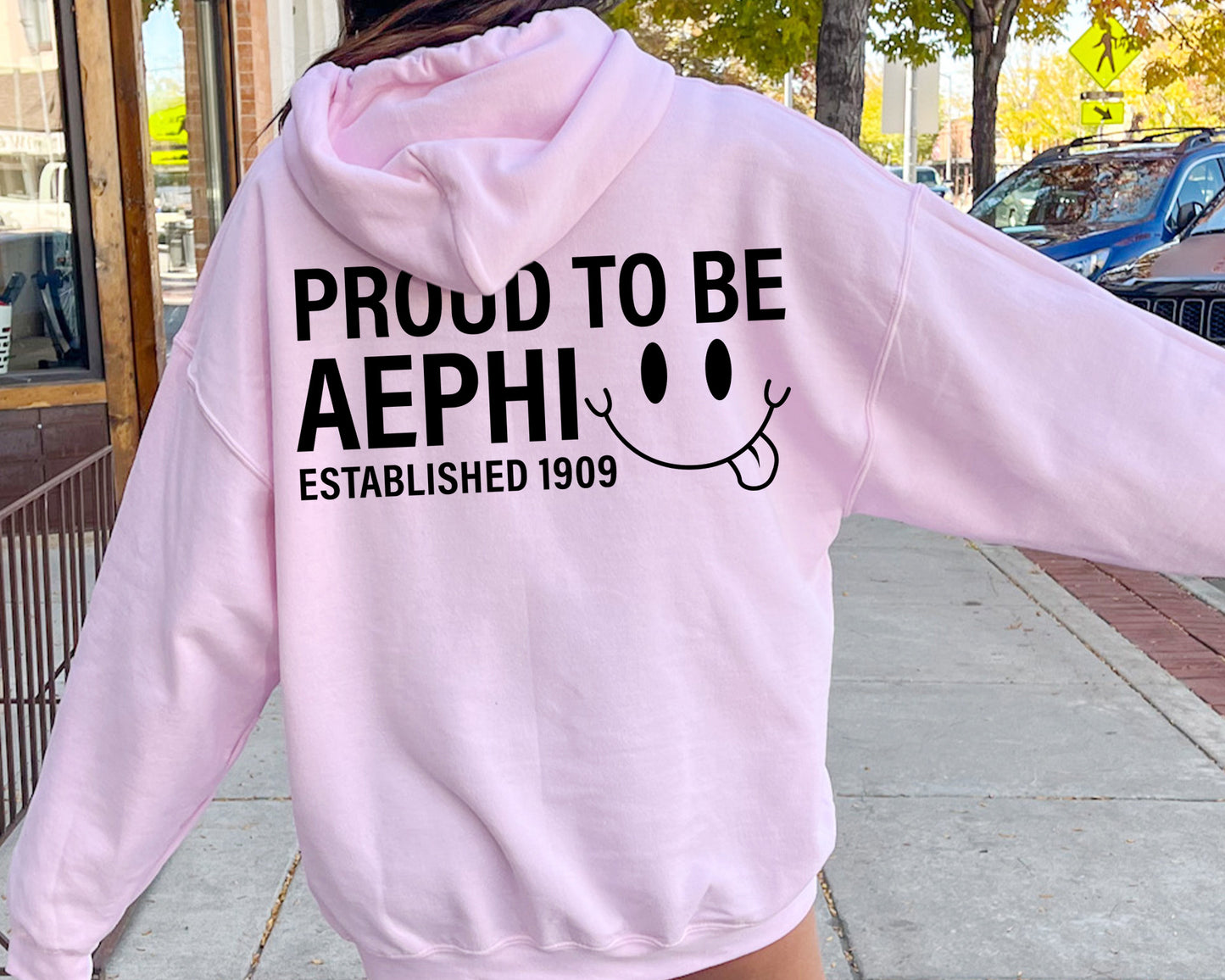 Alpha Epsilon Phi Proud to Be Sorority Hoodie _ 33130g