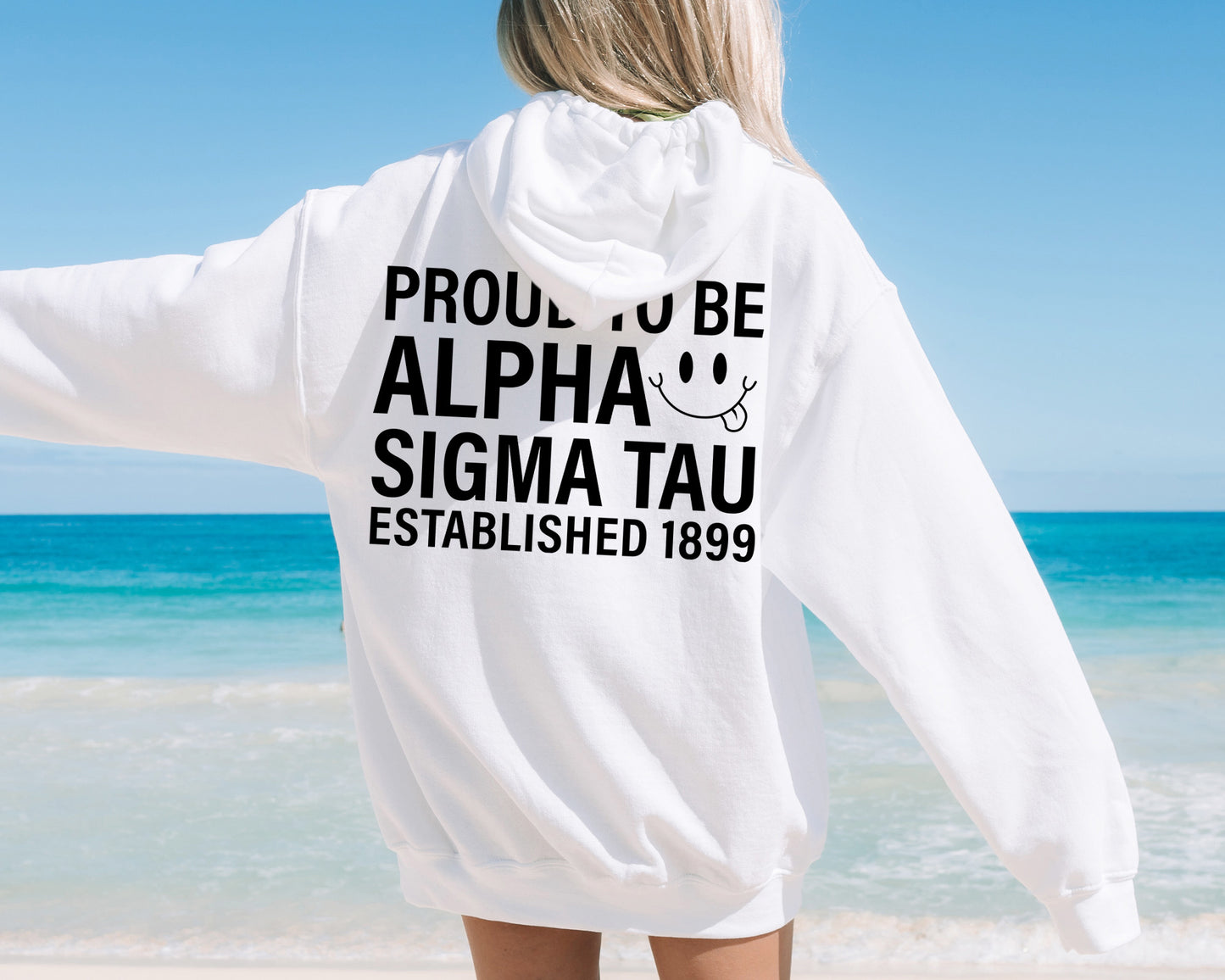 Alpha Sigma Tau Proud to Be Sorority Hoodie _ 33135g