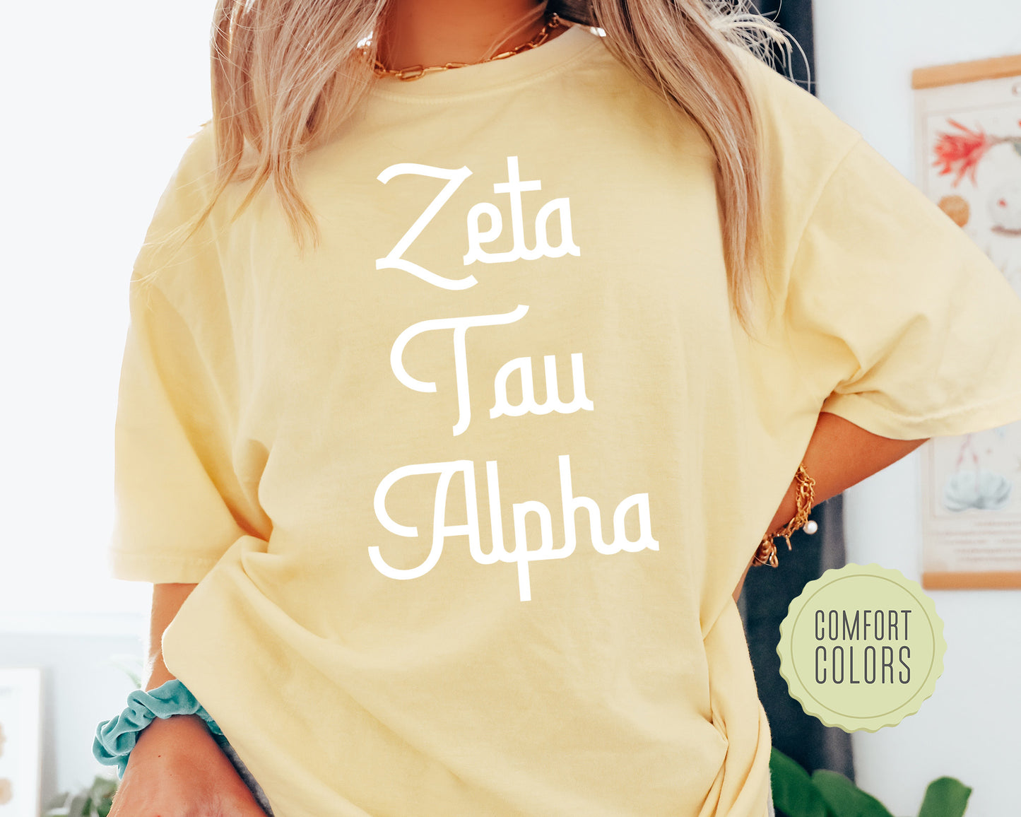 Zeta Tau Alpha All About That Pop Comfort Colors Sorority T-shirt _ 2706g