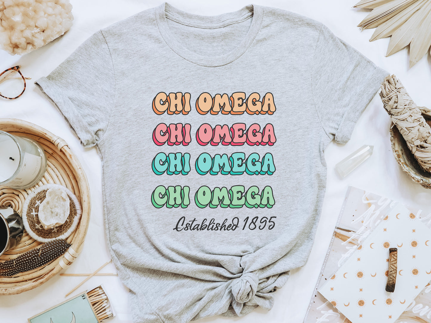 Chi Omega Lucy Sorority T-shirt _ 267g