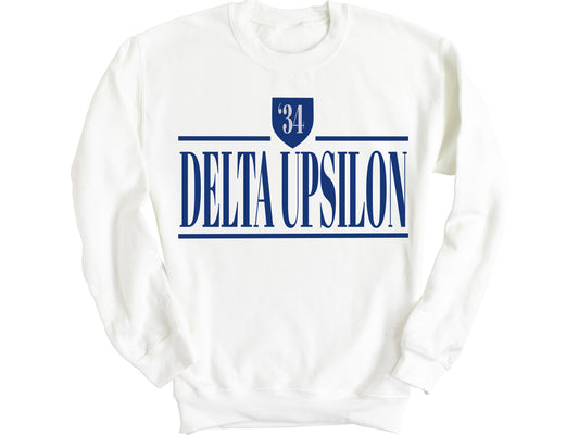 Delta Upsilon Shield Fraternity Sweatshirt _ 1192g
