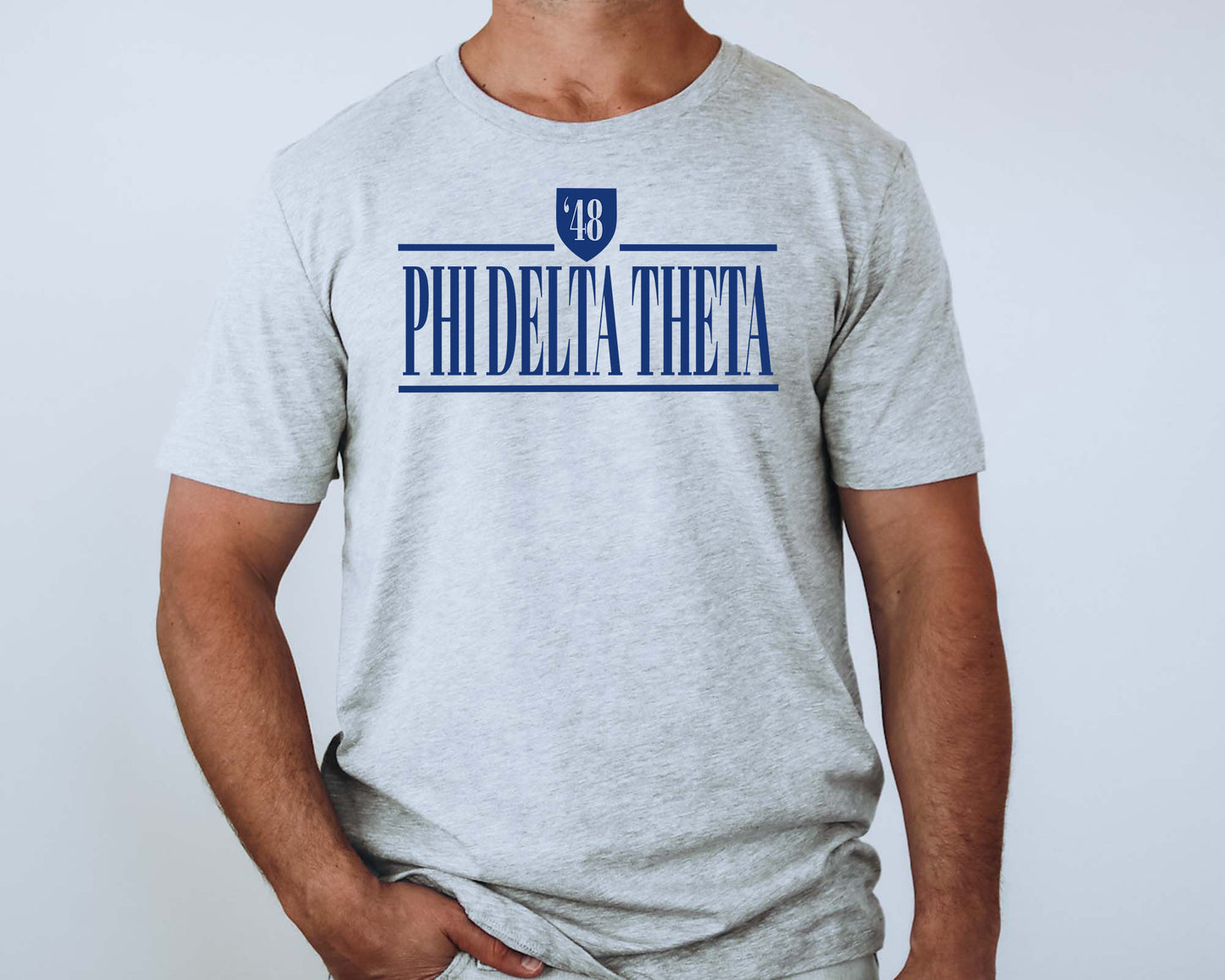 Phi Delta Theta Shield Fraternity T-shirt _ 1197g
