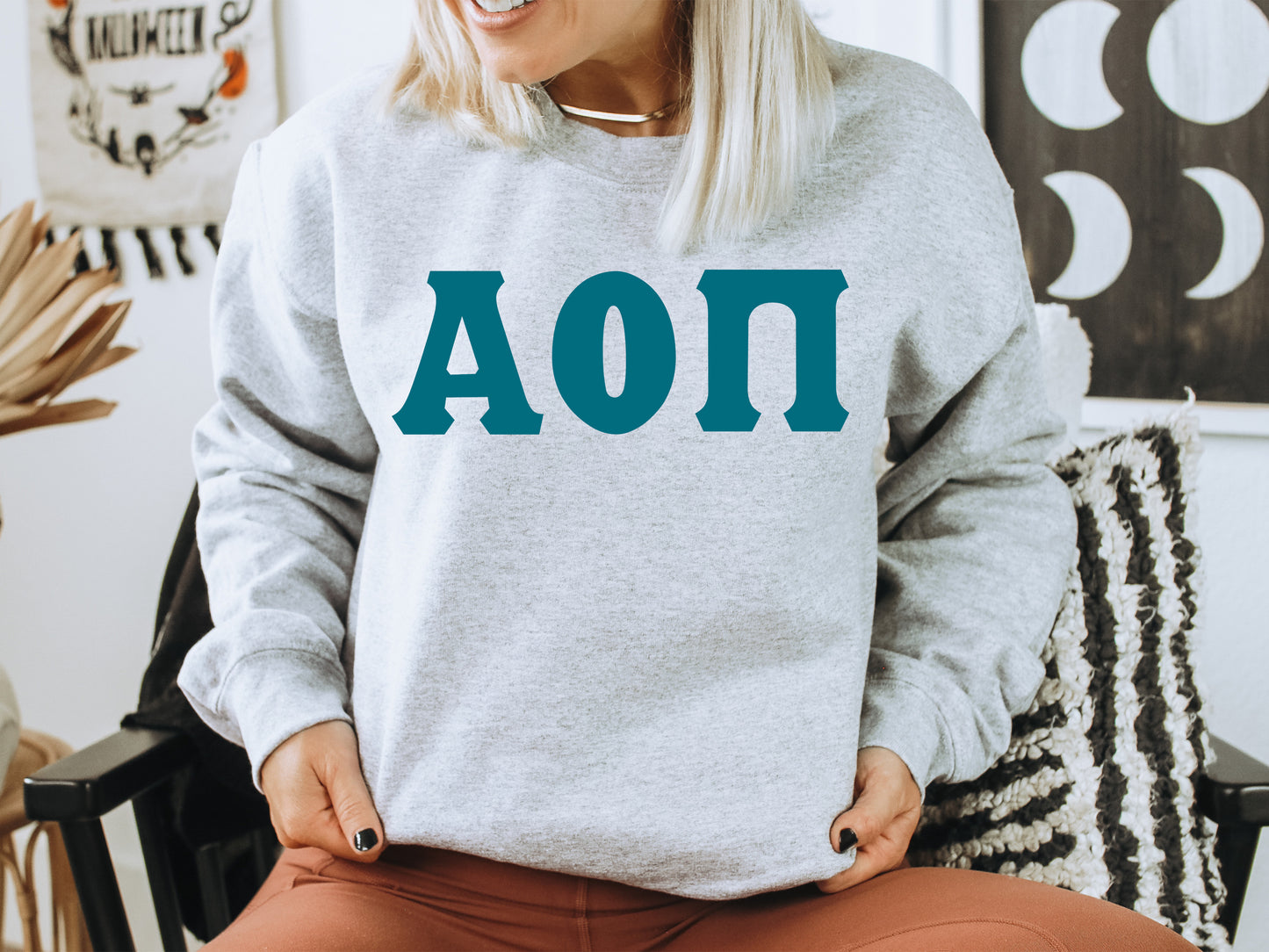 Alpha Omicron Pi Back to the Basics Sorority Sweatshirt  _ 626g