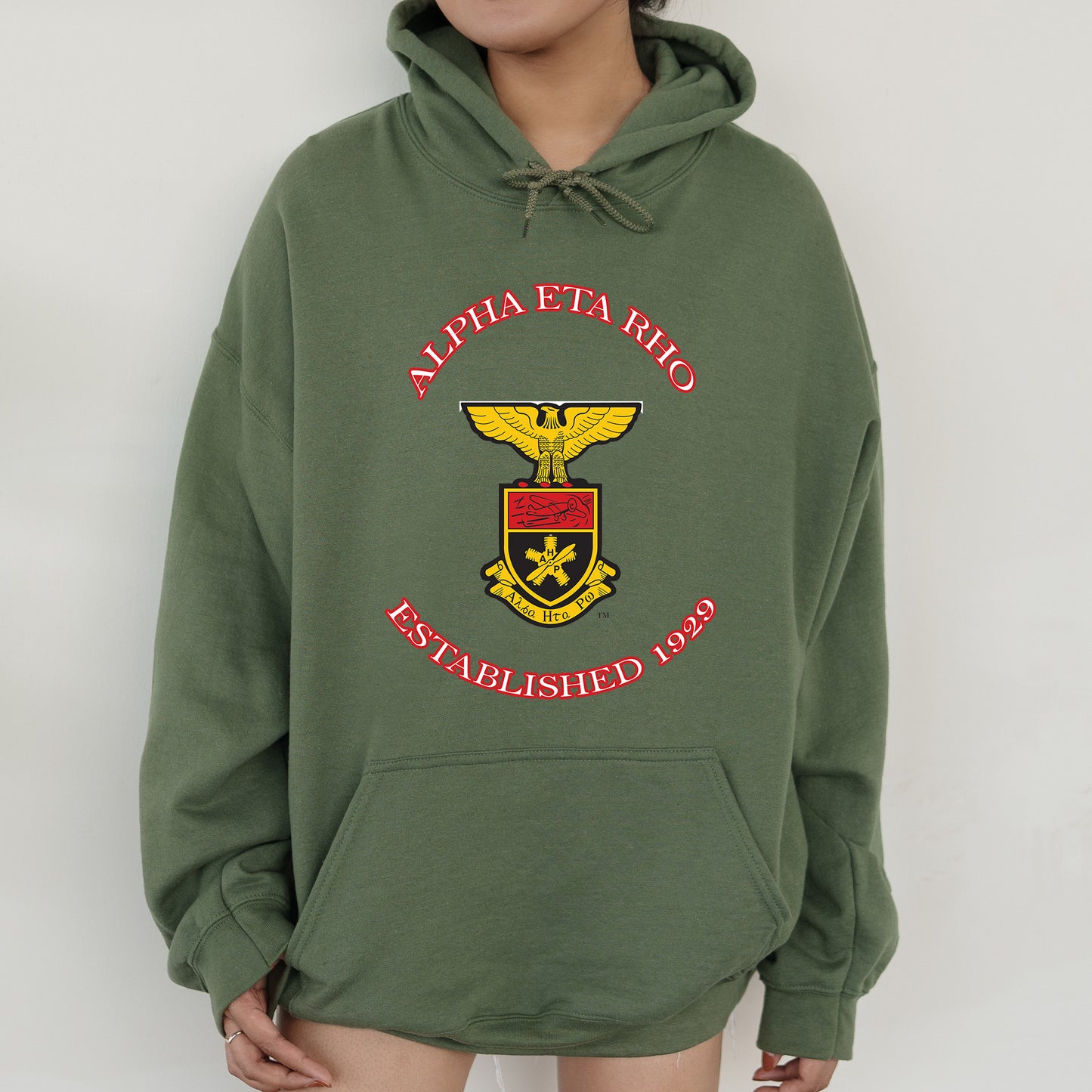 Alpha Eta Rho Iconic Insignia COED Hoodie _ 35663g