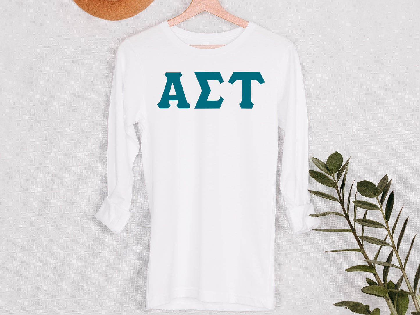 Alpha Sigma Tau Back to the Basics Sorority Long Sleeve T-shirt _ 629g
