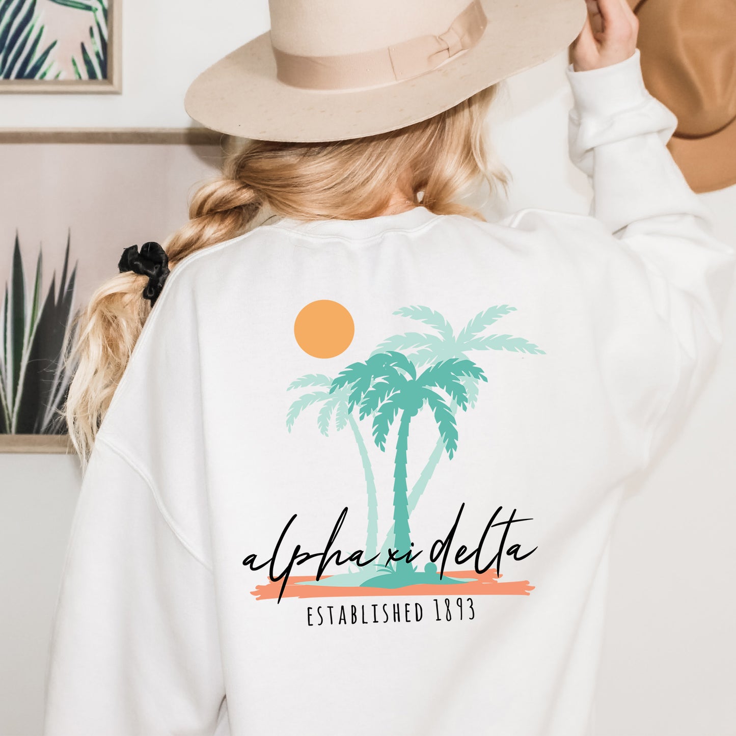 Alpha Xi Delta Island Sisterhood Sorority Sweatshirt _ 33567g