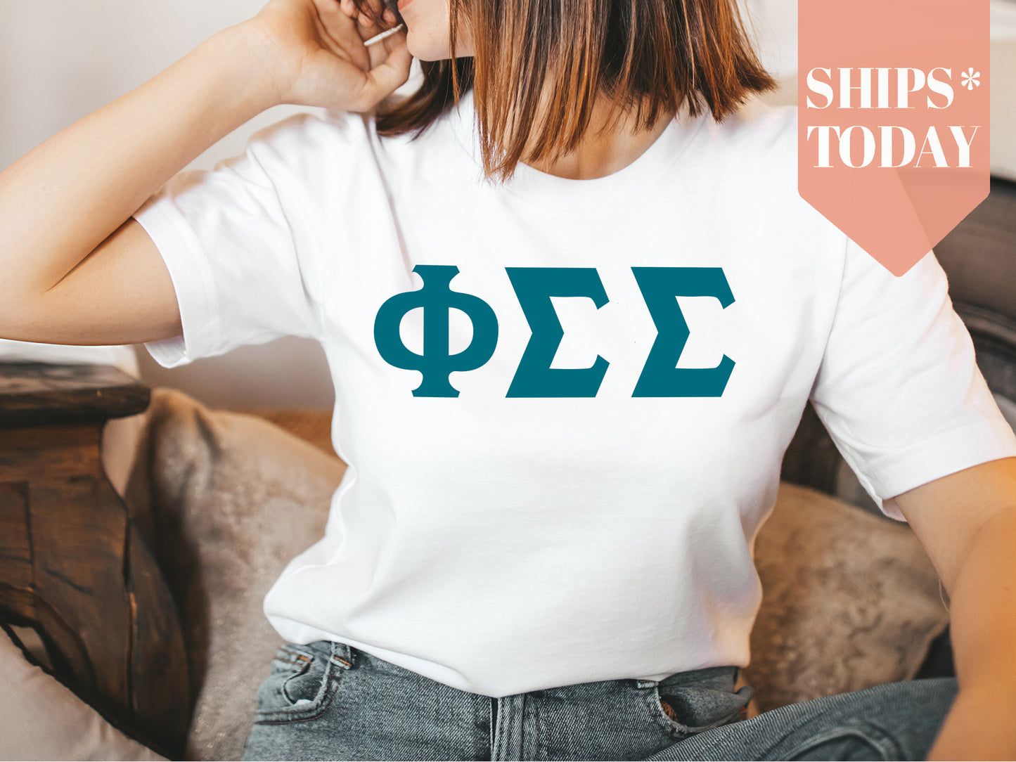 Phi Sigma Sigma Back to the Basics Sorority T-shirt _ 641g