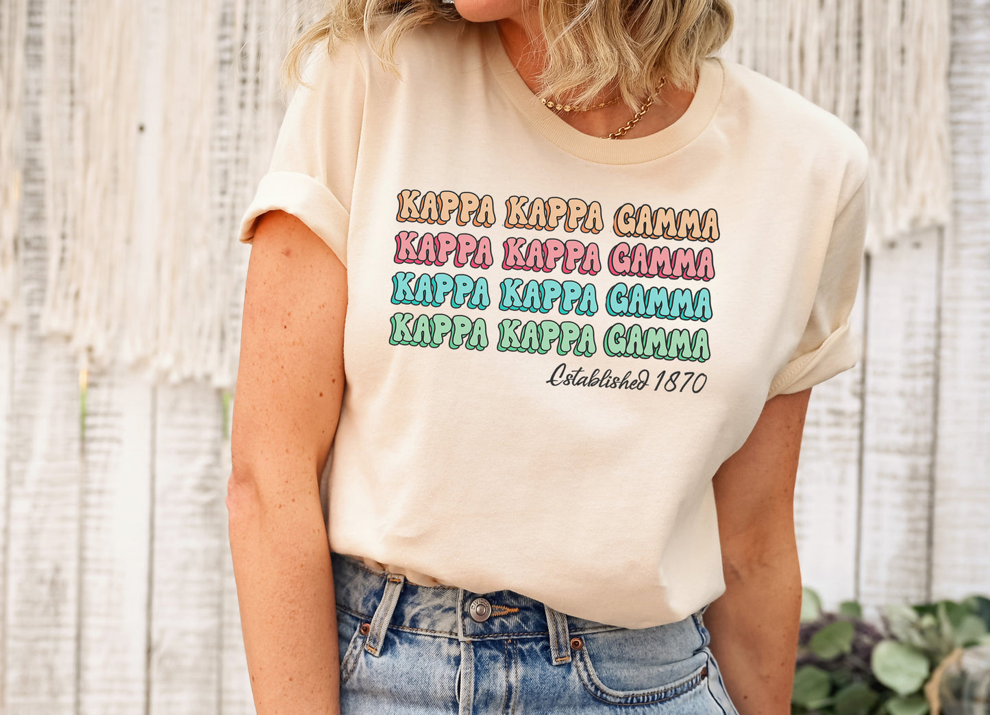 Kappa Kappa Gamma Lucy Sorority T-shirt _ 275g