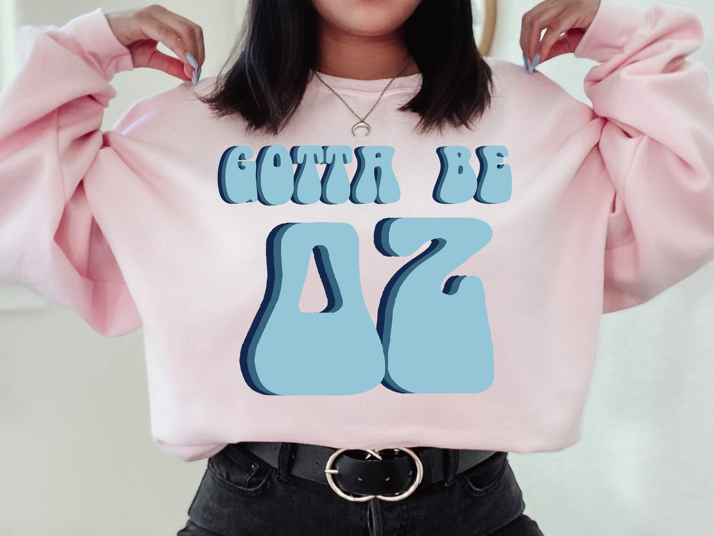 Delta Zeta They've Gotta Be Sorority Sweatshirt _ 349g