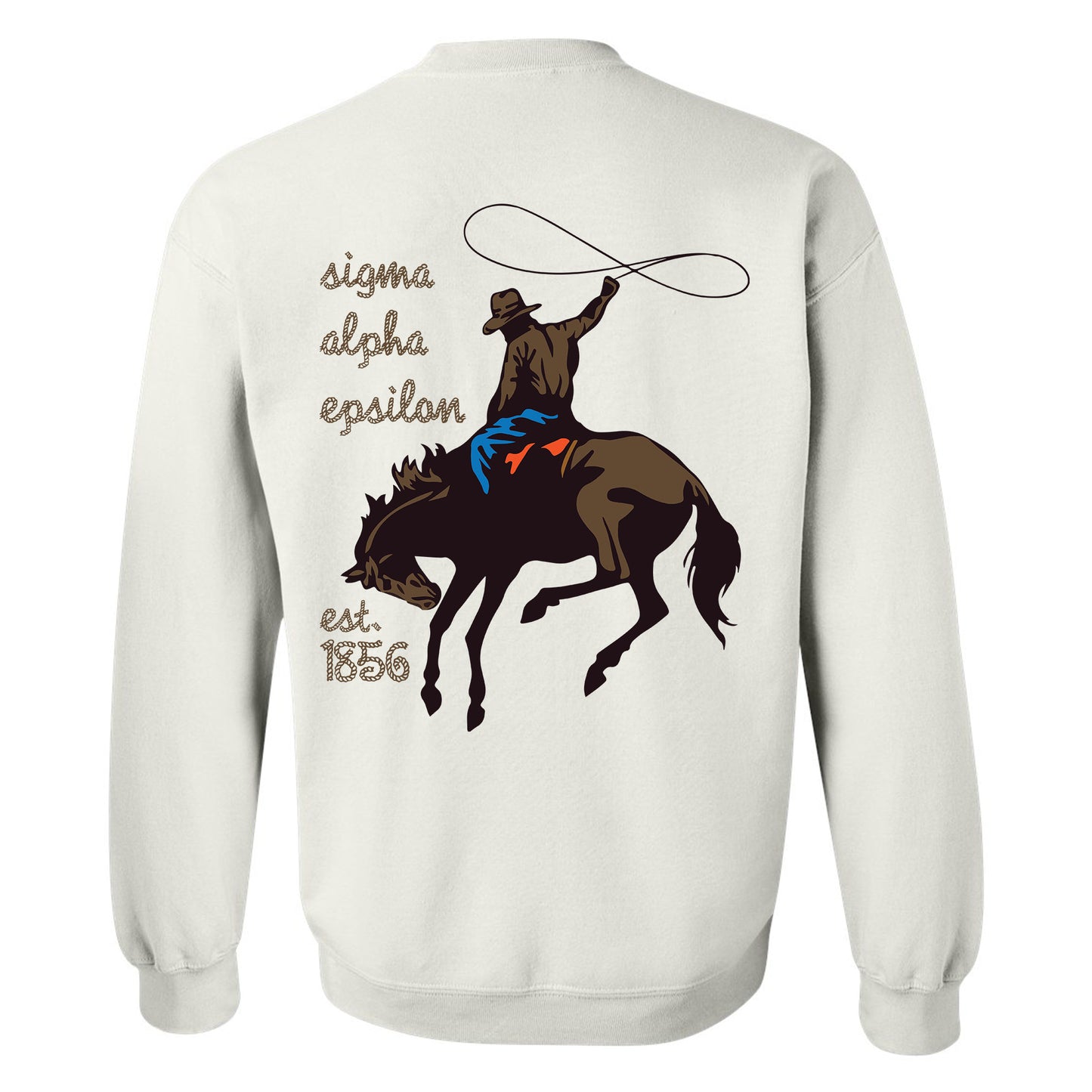 Sigma Alpha Epsilon Cowboy Fraternity Sweatshirt _ 31200g