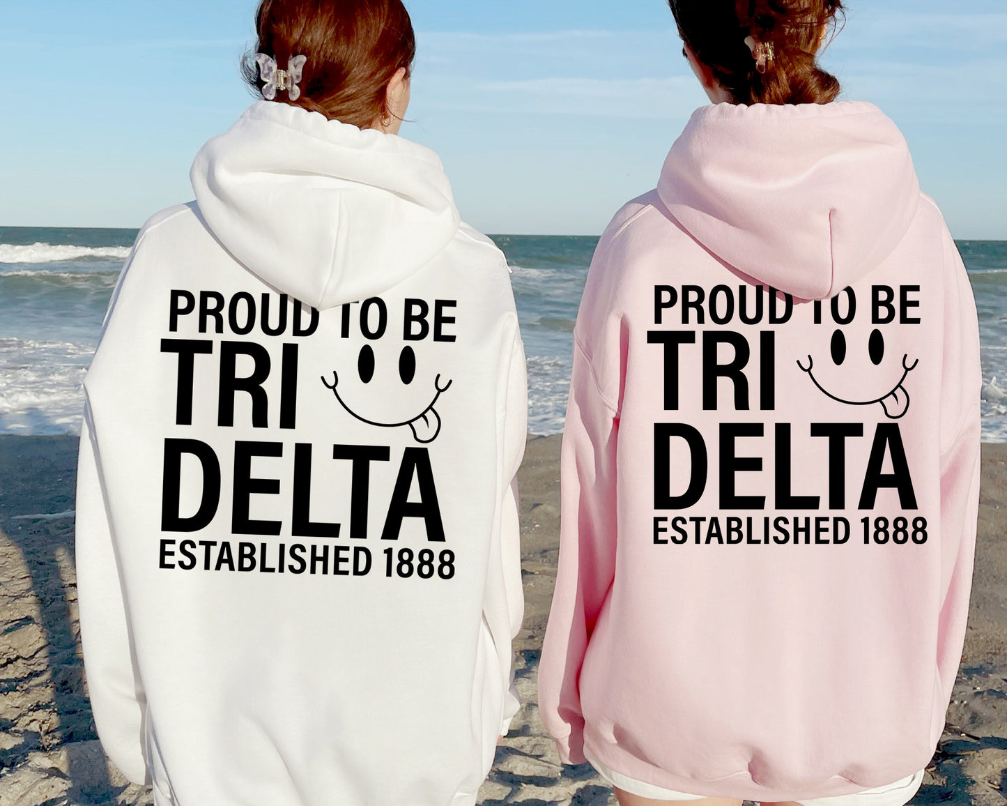Delta Delta Delta Proud to Be Sorority Hoodie _ 33138g