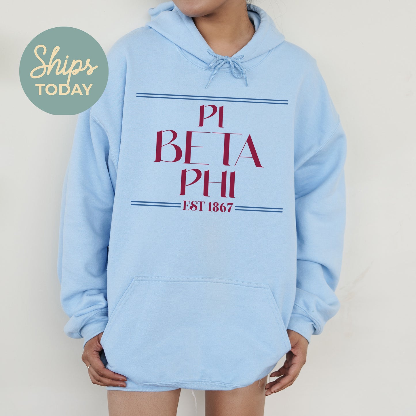 Pi Beta Phi Greek Harmony Sorority Hoodie _ 34984g