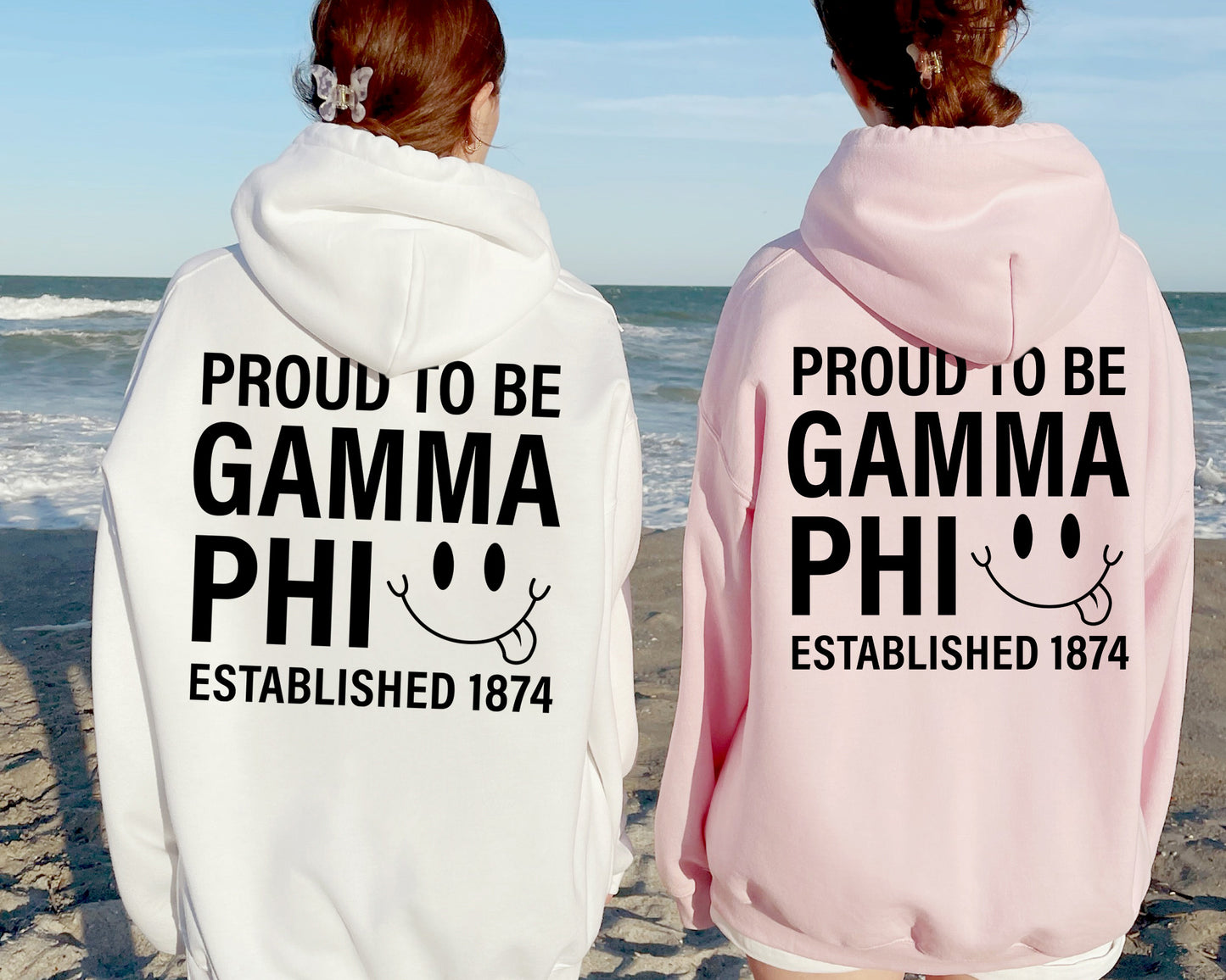 Gamma Phi Beta Proud to Be Sorority Hoodie _ 33142g