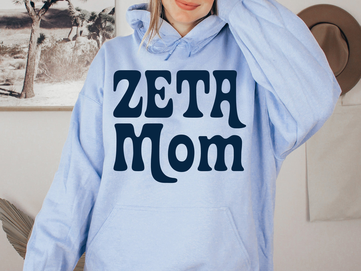 Zeta Tau Alpha Got it from my Mom Sorority Hoodie _ 3096g