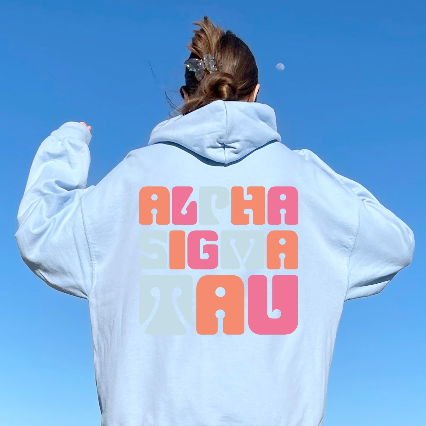 Alpha Sigma Tau Vibrant Verve Sorority Hoodie _ 32608g