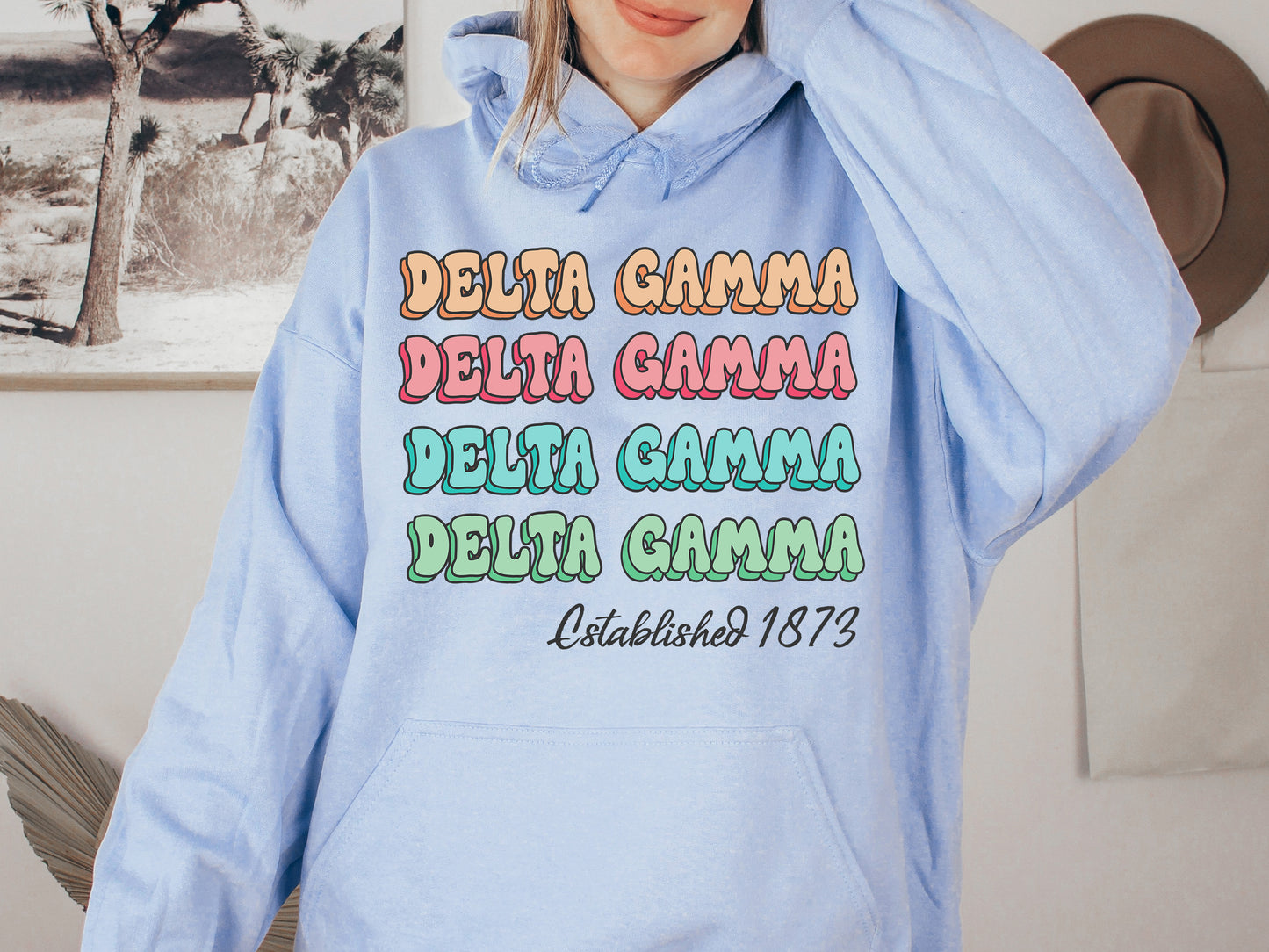 Delta Gamma Lucy Sorority Hoodie _ 269g
