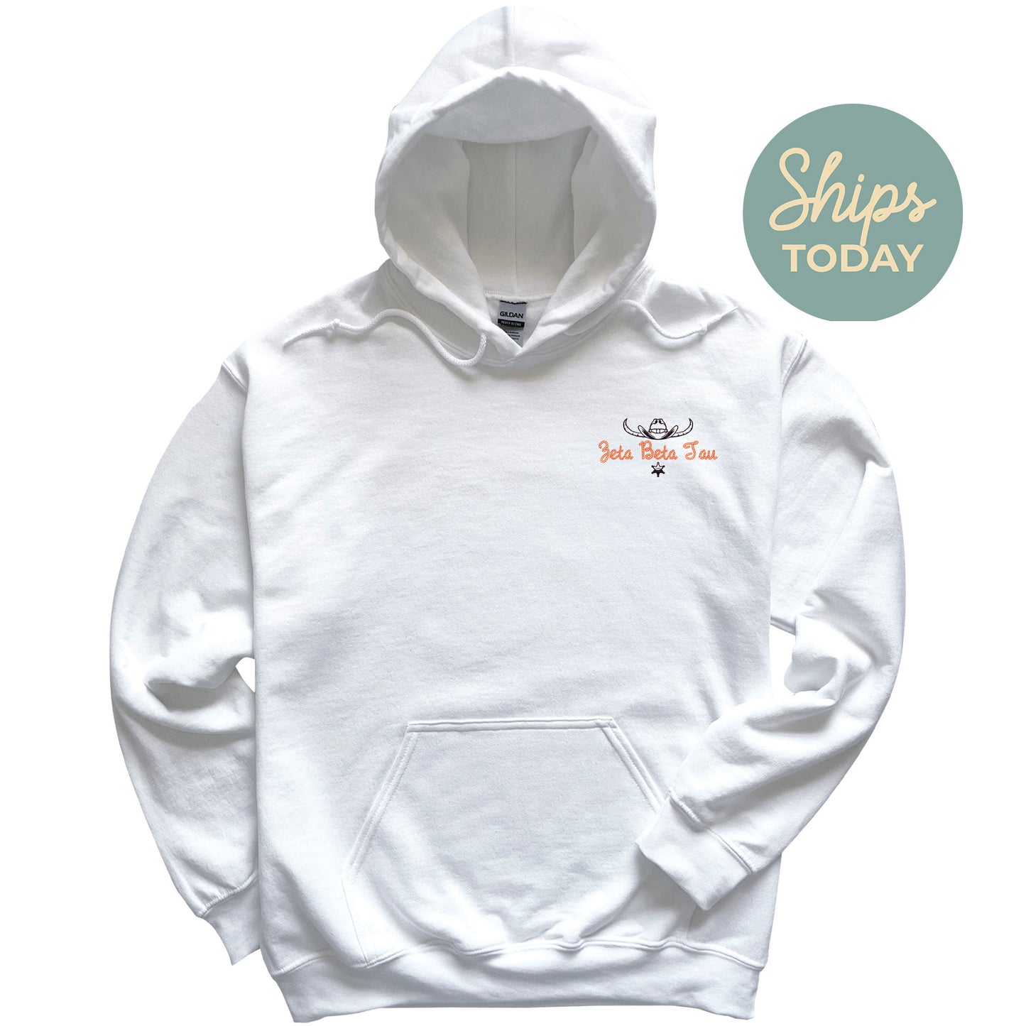 Zeta Beta Tau Cowboy Fraternity Hoodie _ 31209g