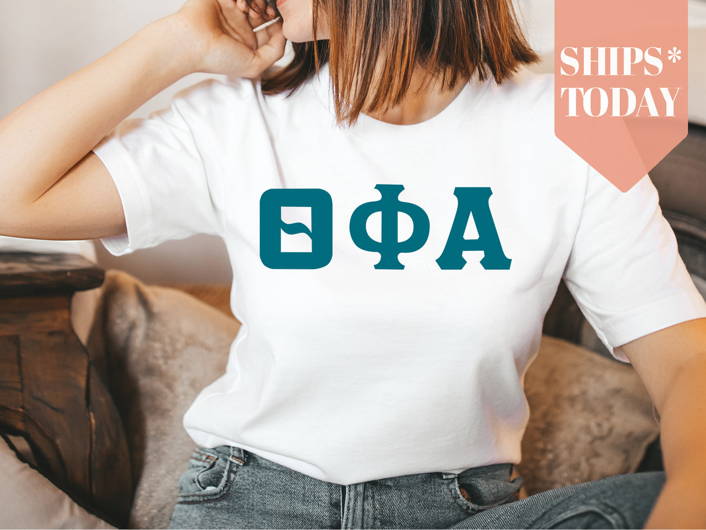 Theta Phi Alpha Back to the Basics Sorority T-shirt _ 646g