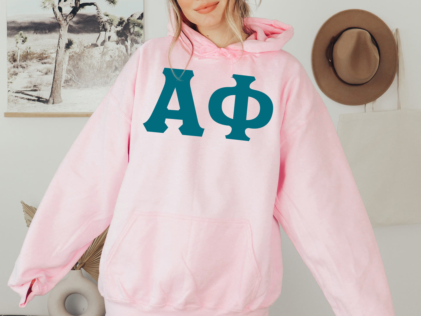 Alpha Phi Back to the Basics Sorority Hoodie _ 627g
