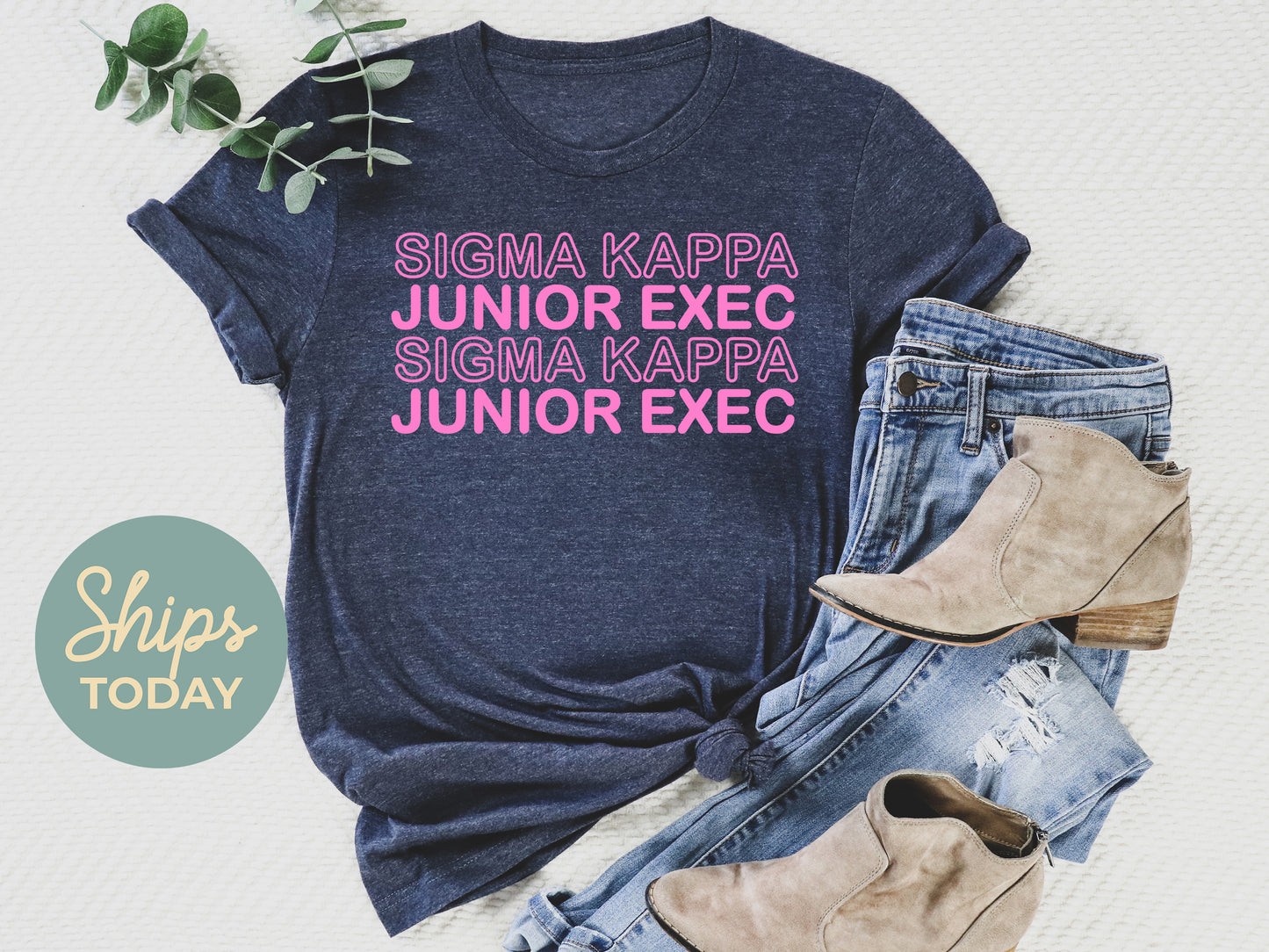 Sigma Kappa Junior Exec Sorority T-shirt _ 30948g