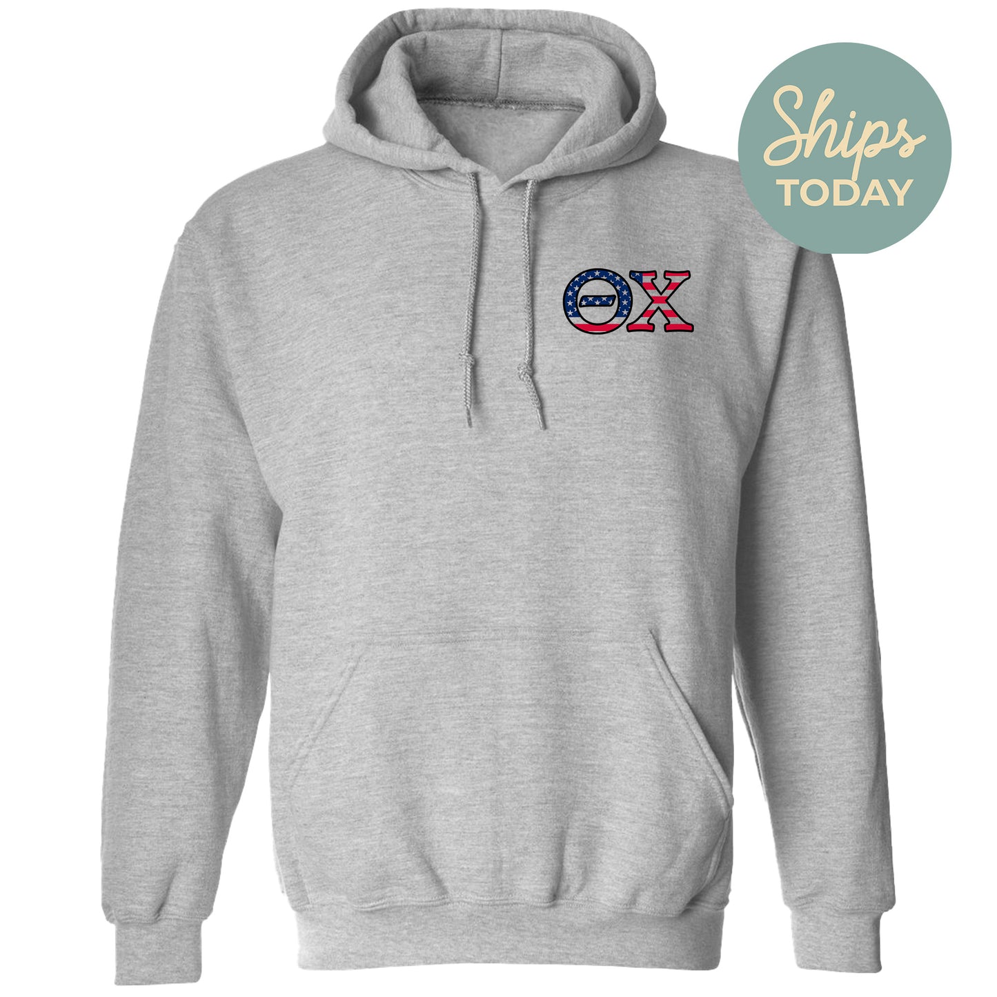 a grey hoodie with the words ship today on it