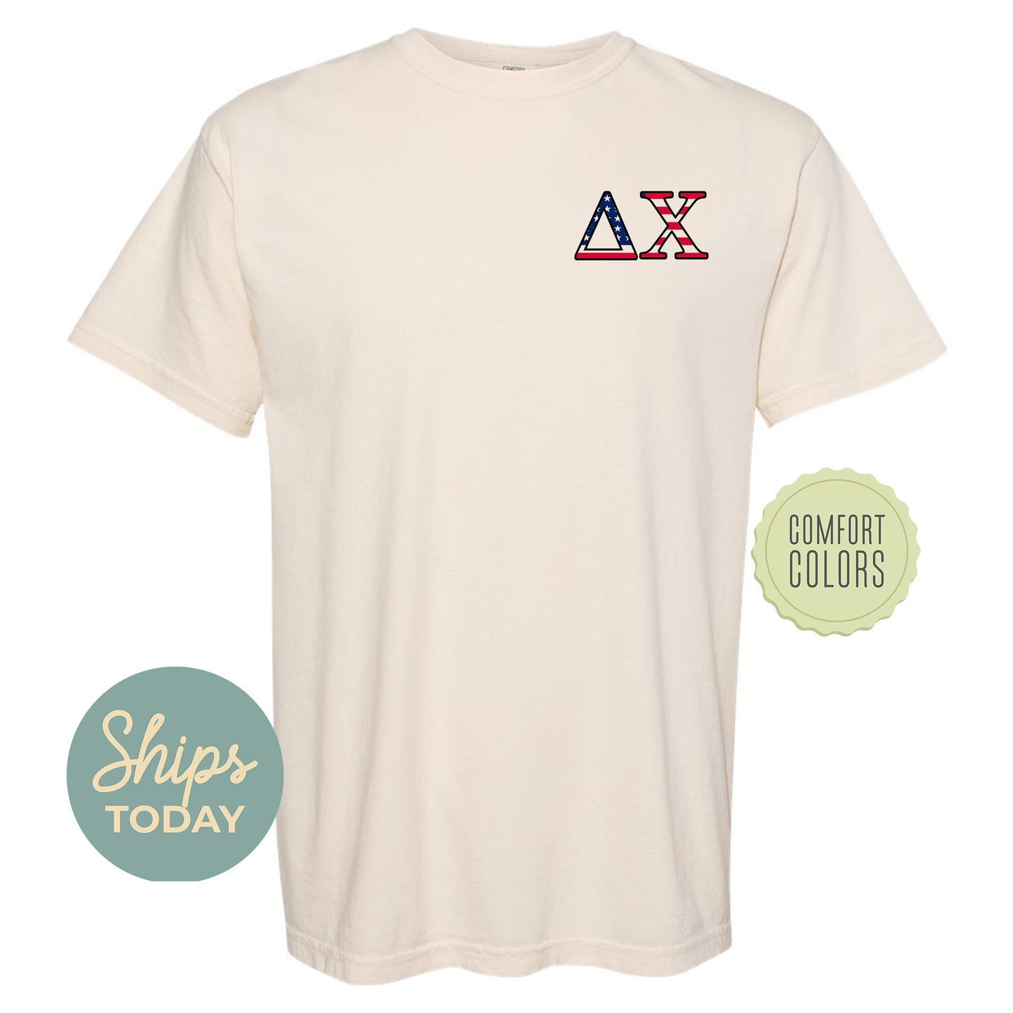 a white t - shirt with the letters a and a on it