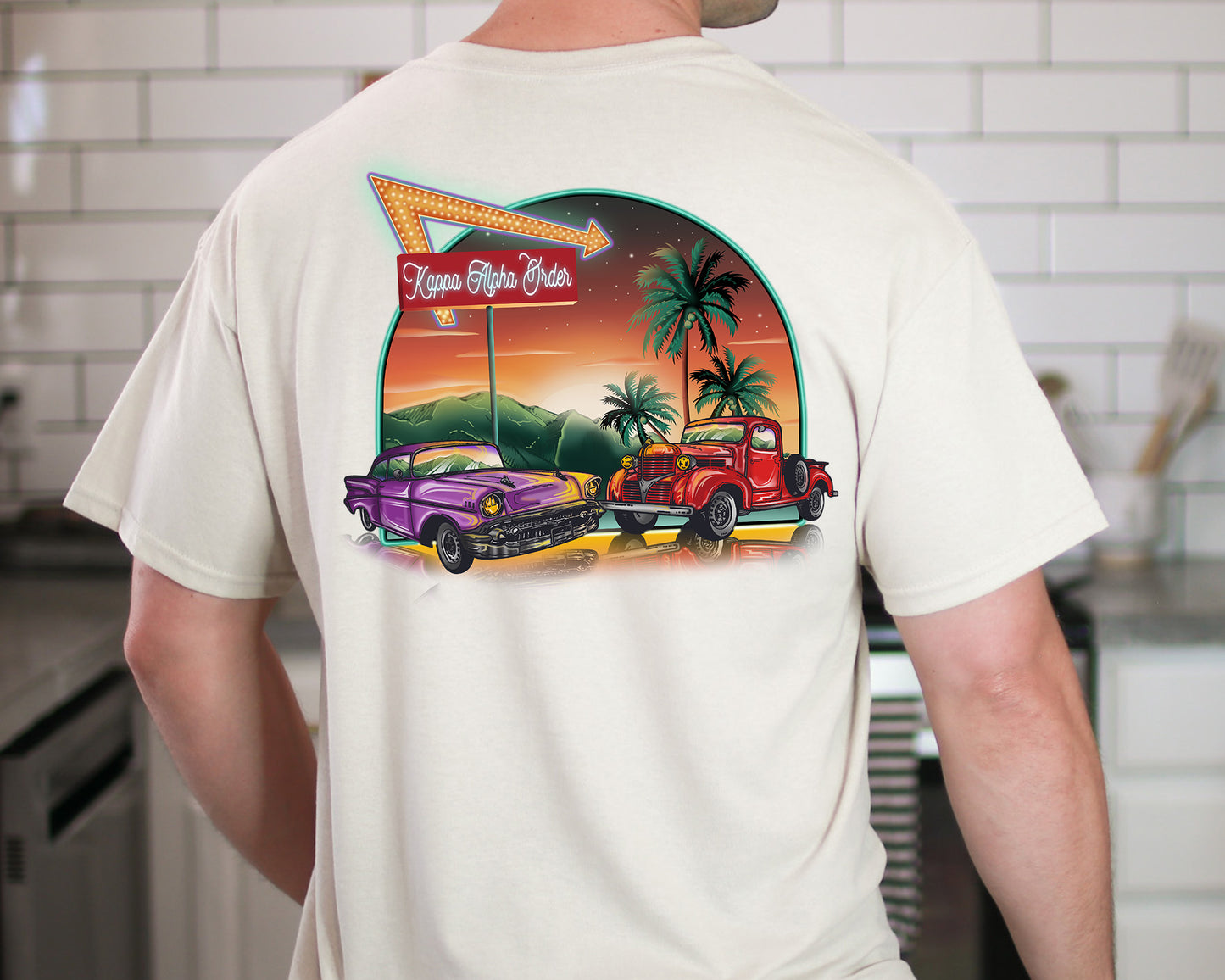 Kappa Alpha Order Vintage Retro Fraternity T-shirt _ 32637g