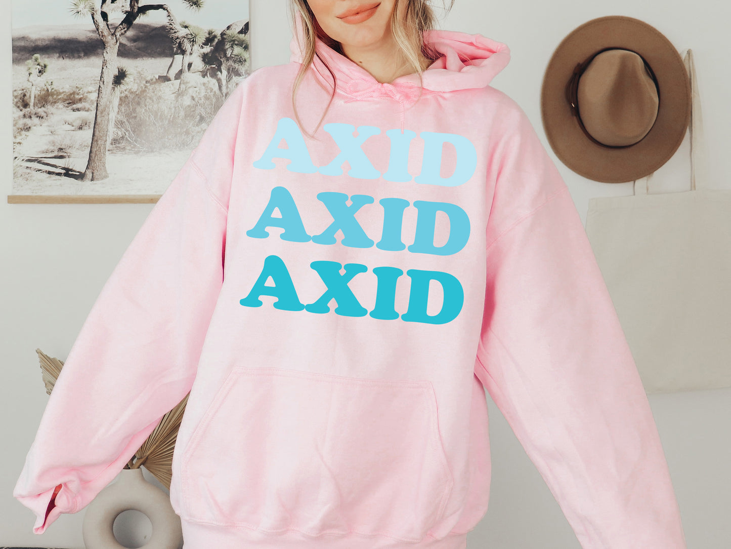 Alpha Xi Delta Touch of Blue Sorority Hoodie _ 2585g