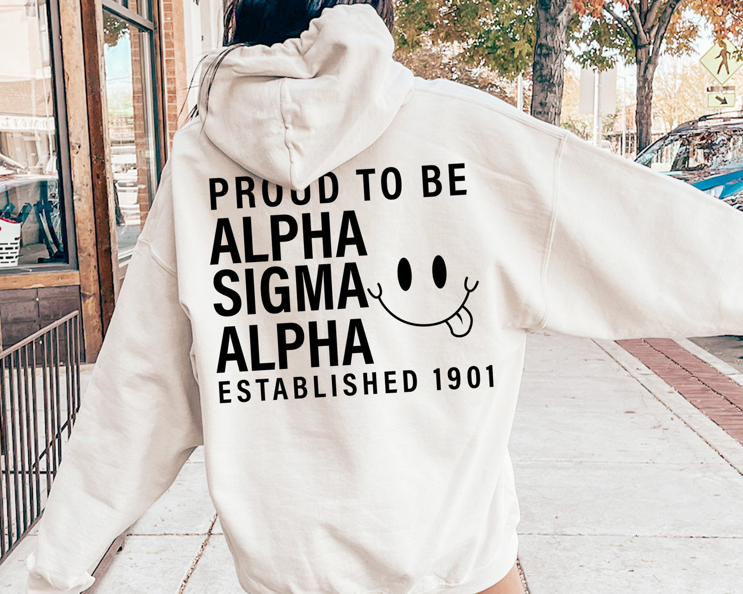 Alpha Sigma Alpha Proud to Be Sorority Hoodie _ 33134g