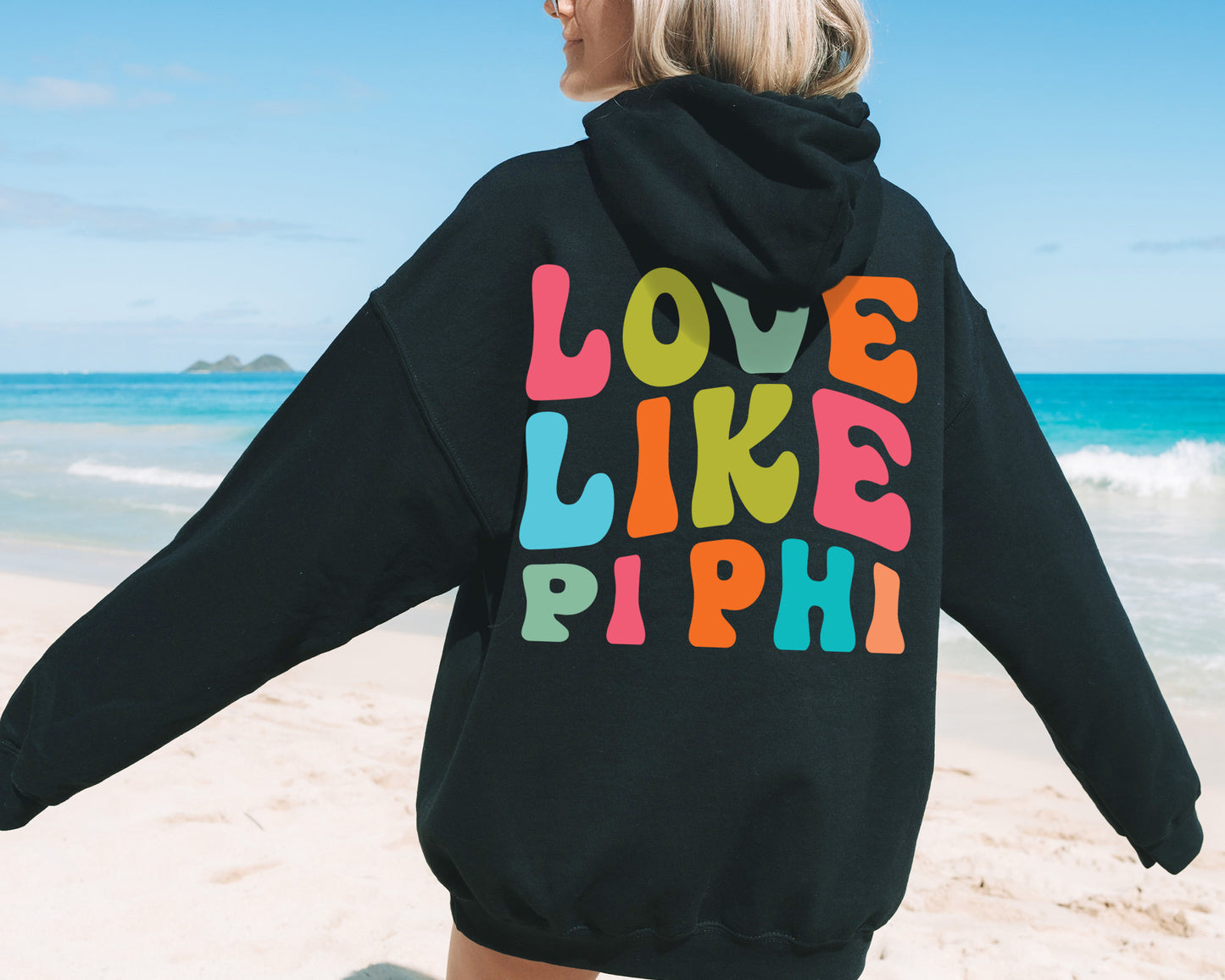 Pi Beta Phi Blissful and Vibrant Sorority Hoodie _ 33174g