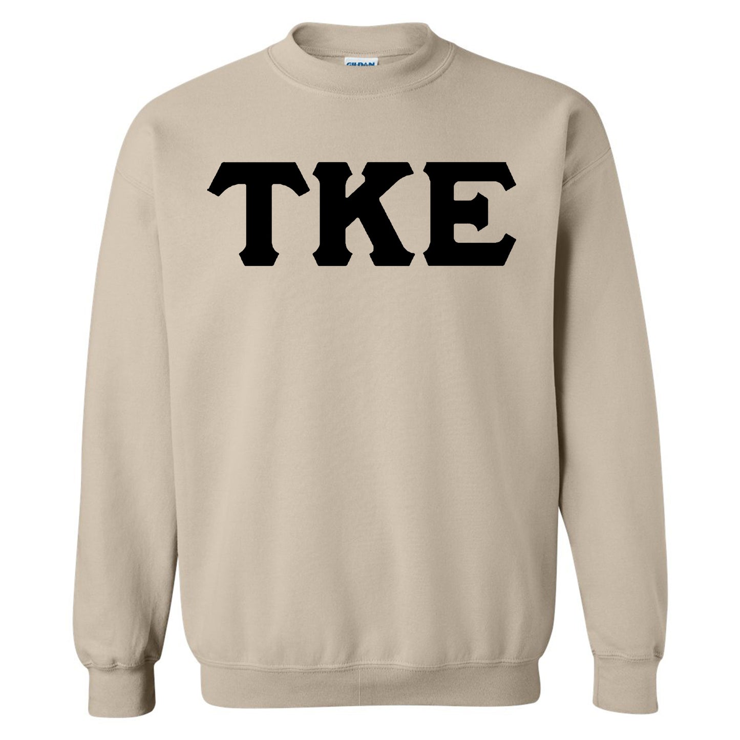 Tau Kappa Epsilon Black Letters Fraternity Sweatshirt _ 34934g