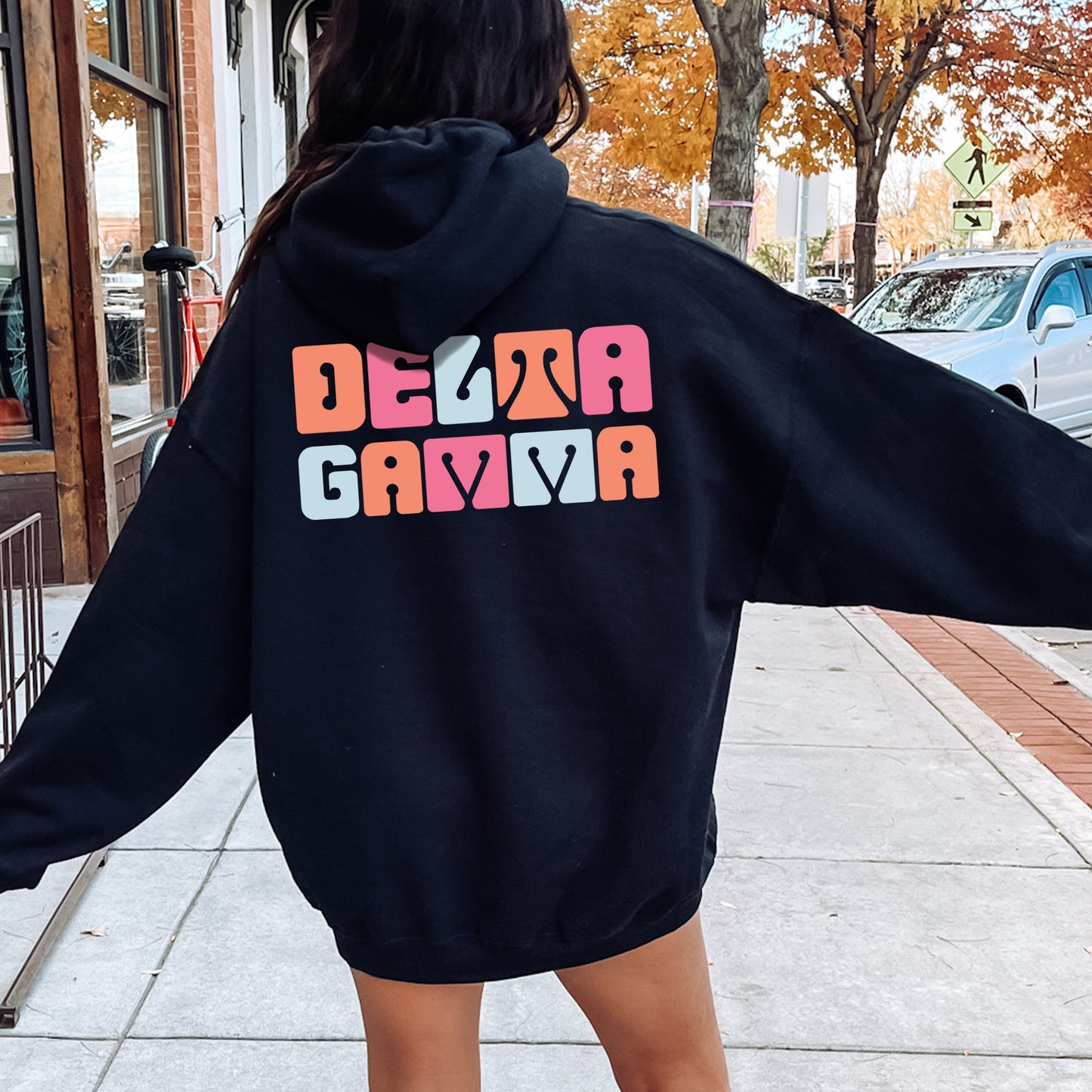 Delta Gamma Vibrant Verve Sorority Hoodie _ 32612g