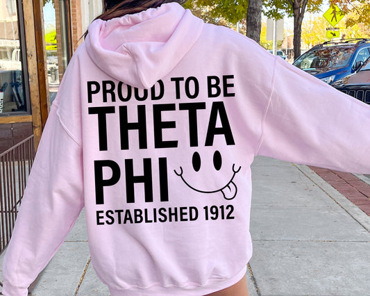 Theta Phi Alpha Proud to Be Sorority Hoodie _ 33152g