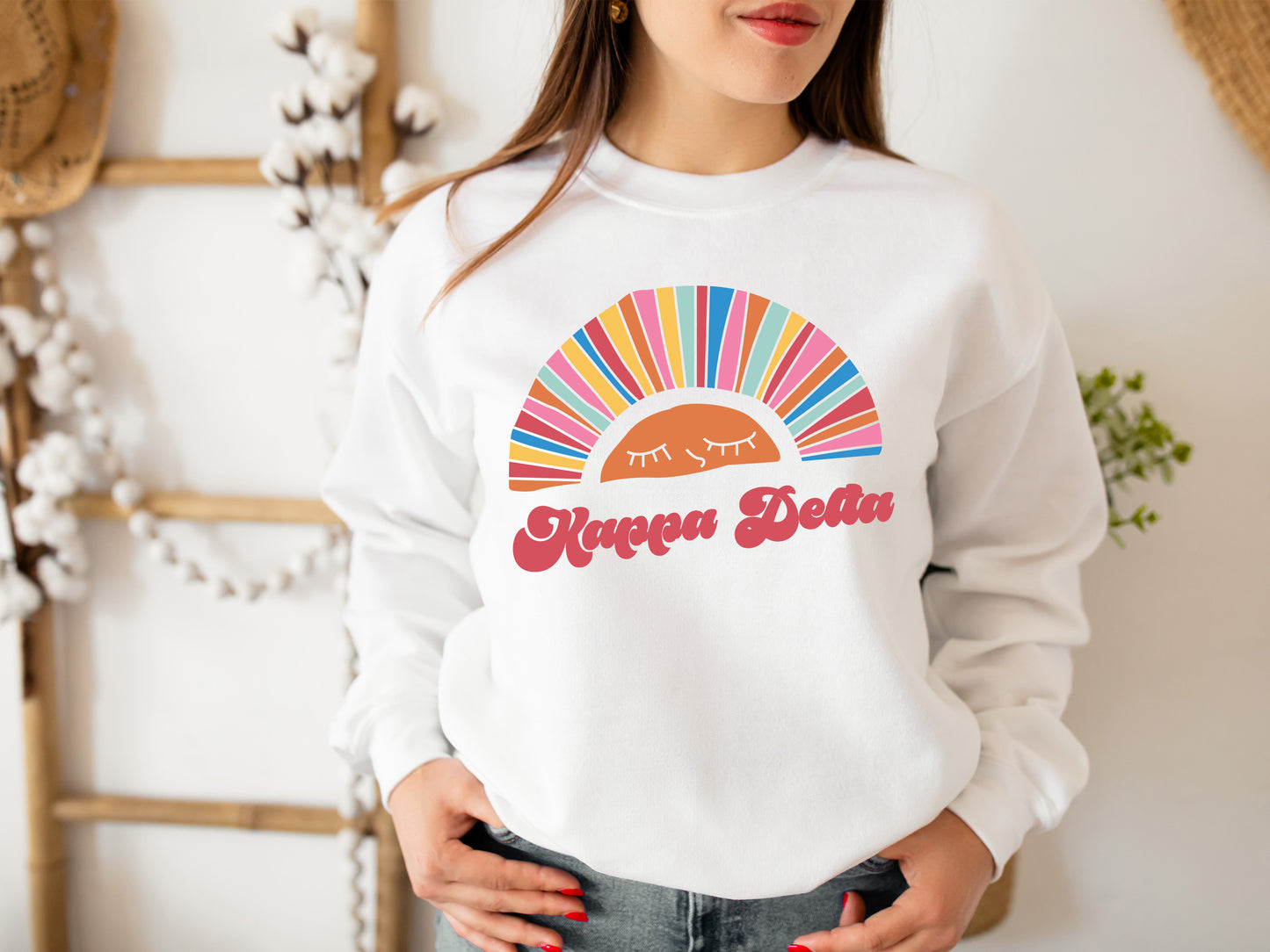 Kappa Delta Sunshine Sorority Sweatshirt _ 3323g