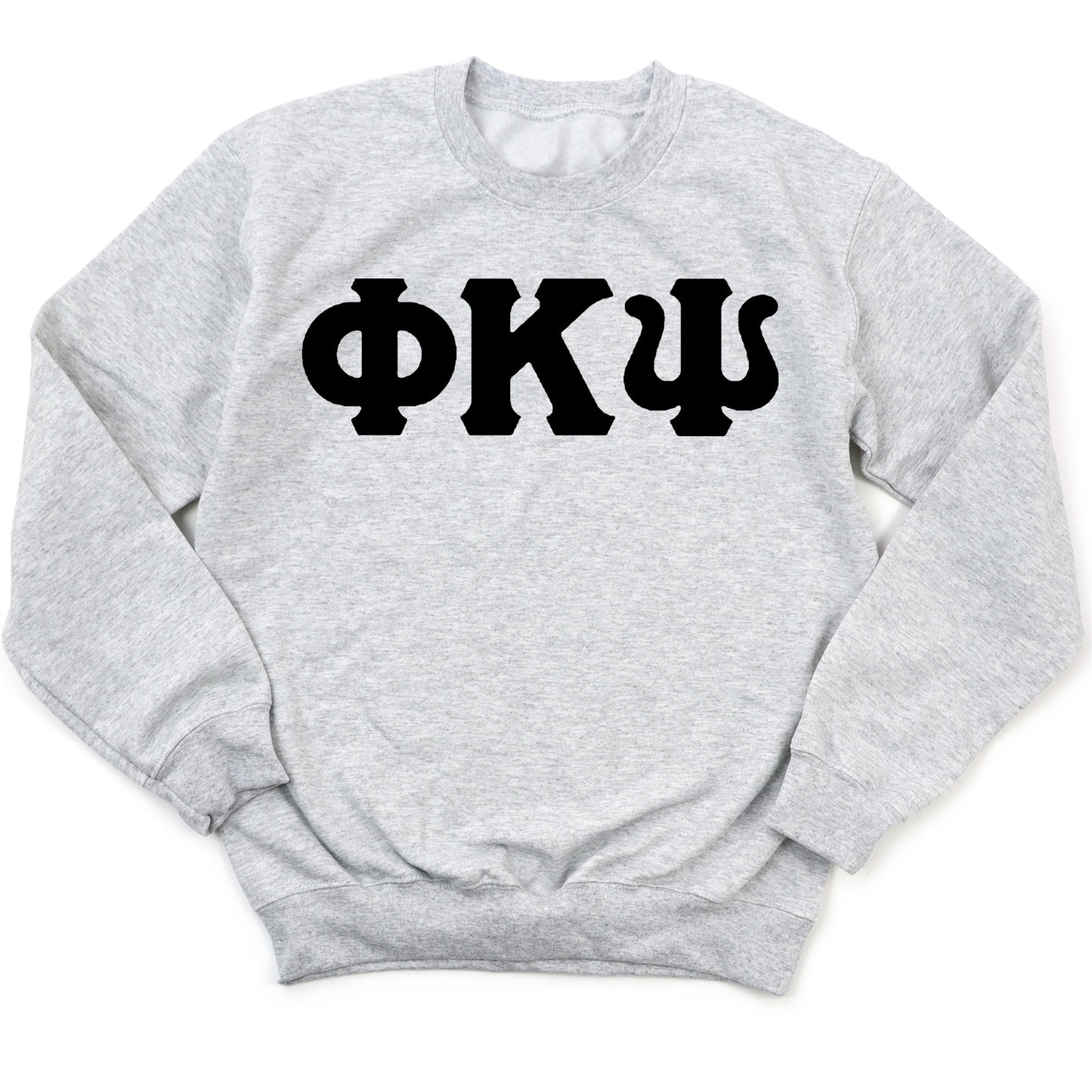 Phi Kappa Psi Black Letters Fraternity Sweatshirt _ 34922g
