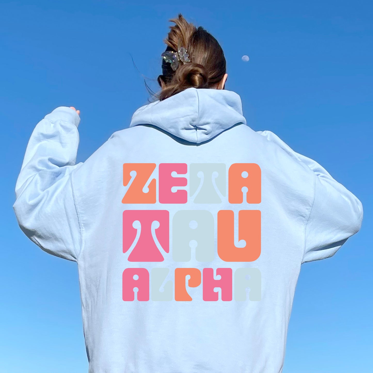 Zeta Tau Alpha Vibrant Verve Sorority Hoodie _ 32626g