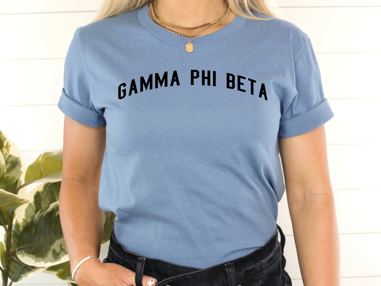Gamma Phi Beta Just Bold Sorority T-shirt _ 2383g