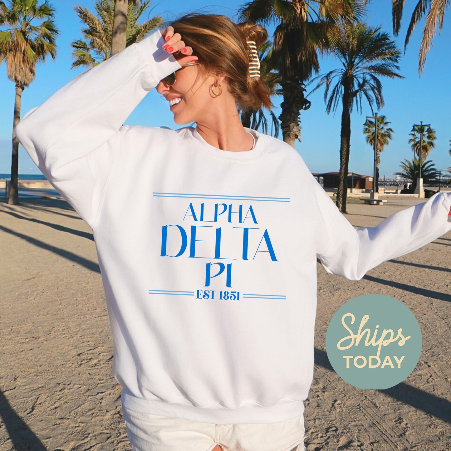 Alpha Delta Pi Greek Harmony Sorority Sweatshirt _ 34965g