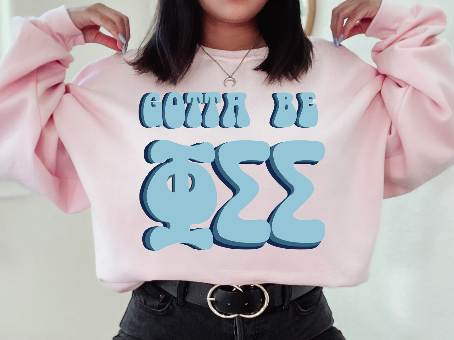 Phi Sigma Sigma They've Gotta Be Sorority Sweatshirt _ 355g