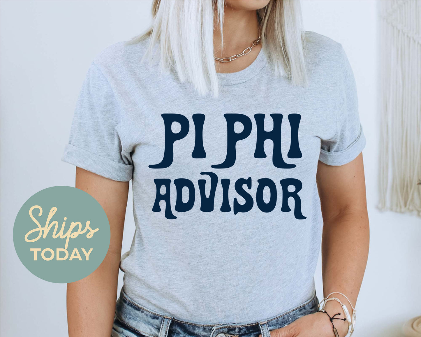 Pi Beta Phi Best Advisor Sorority T-shirt _ 3117g
