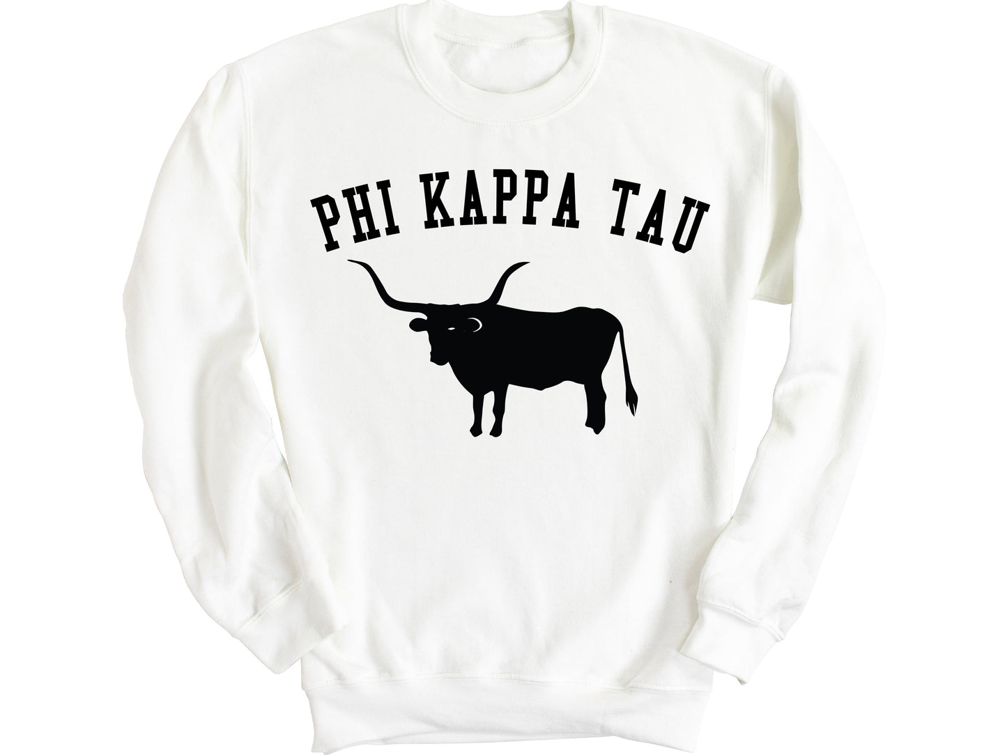 Phi Kappa Tau Long Horn Fraternity Sweatshirt _ 1540g